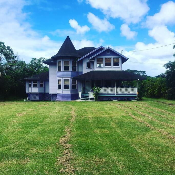 Hawaii Tropical Volcano Mansion + Sauna Hilo Bagian luar foto